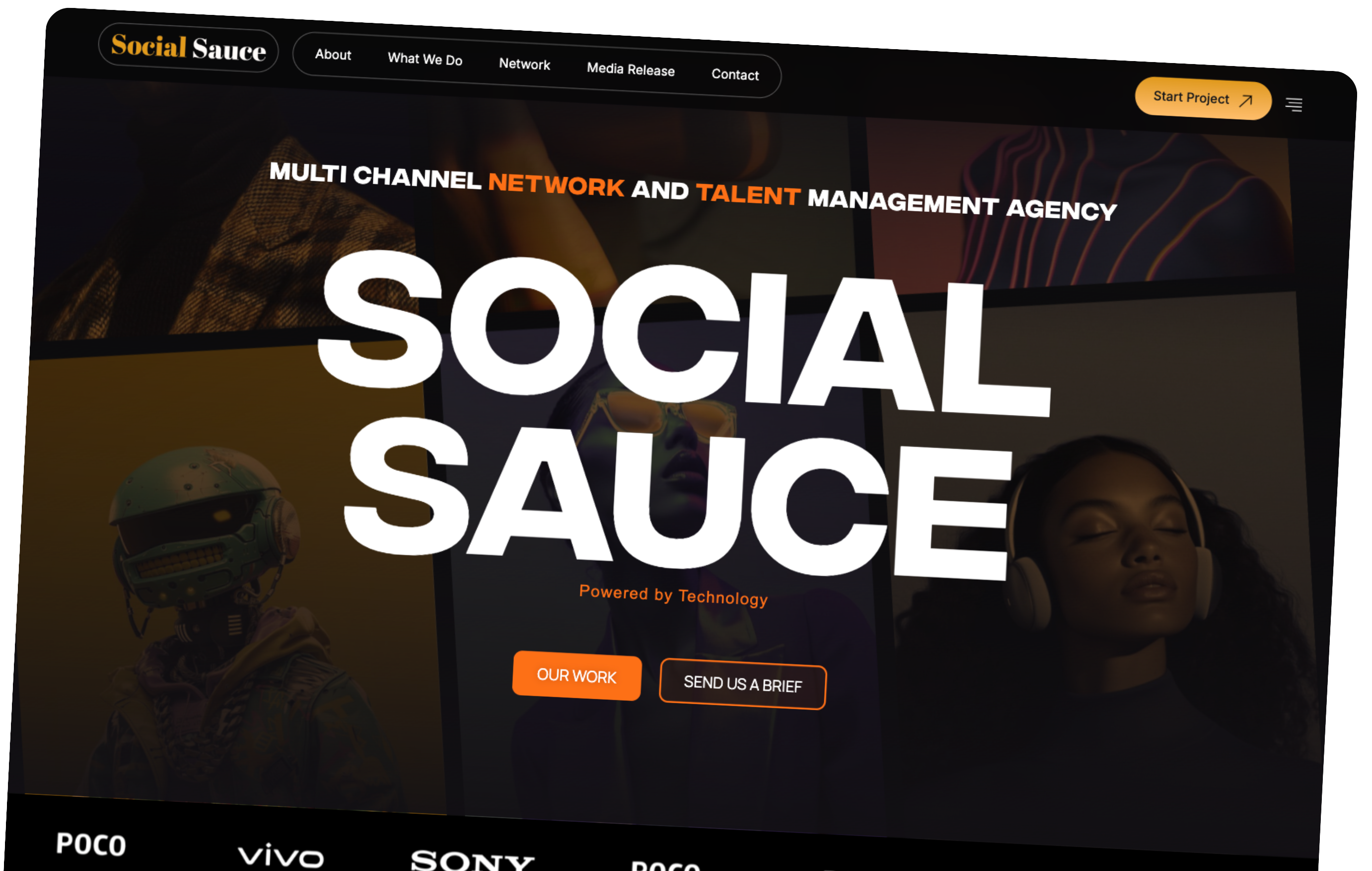 Social Sauce Creator Enabled Network for Digital Brands